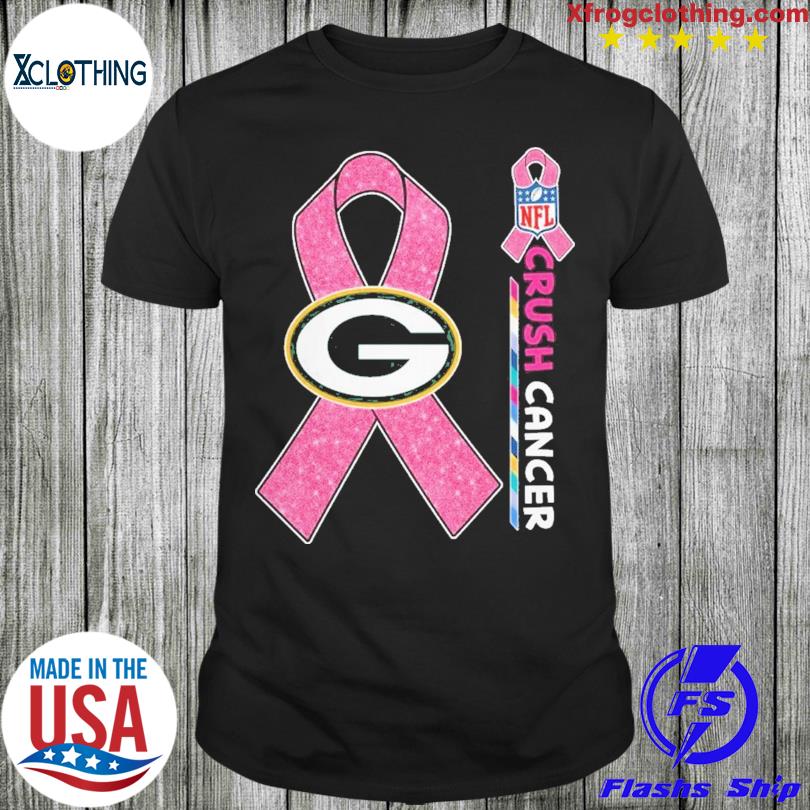 Green Bay Packers NFL Crush Cancer shirt, hoodie, sweater, long sleeve and  tank top