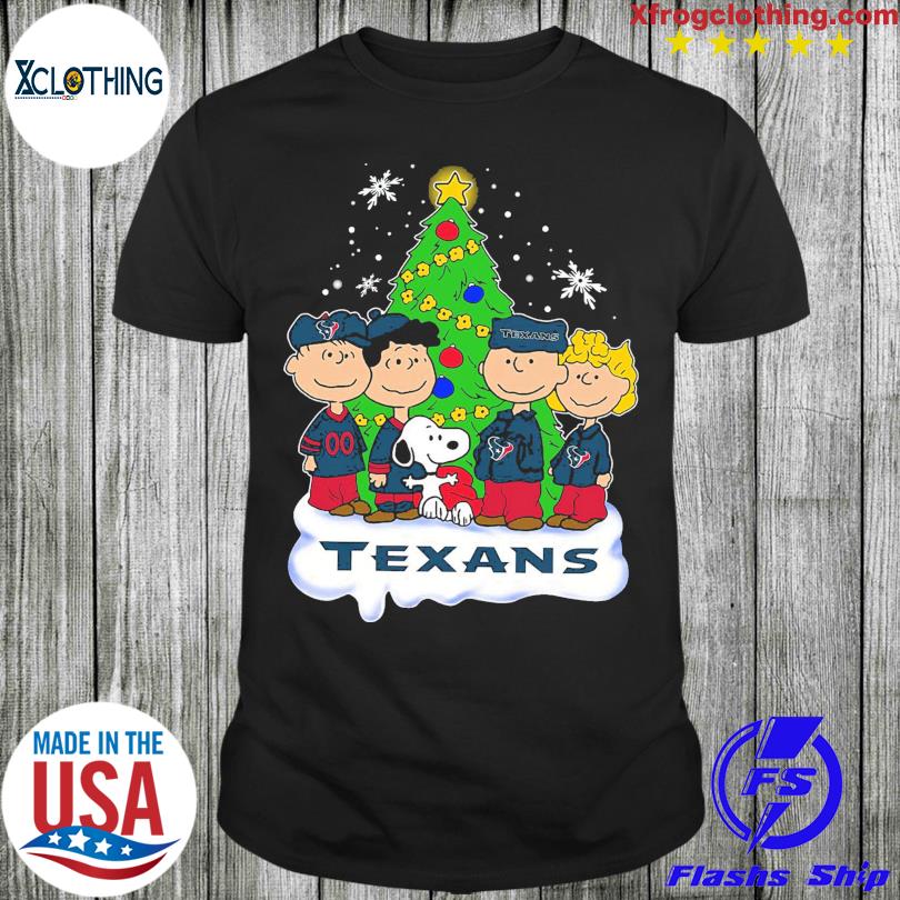 NFL Snoopy The Peanuts Houston Texans Christmas Shirt Gift Shirt