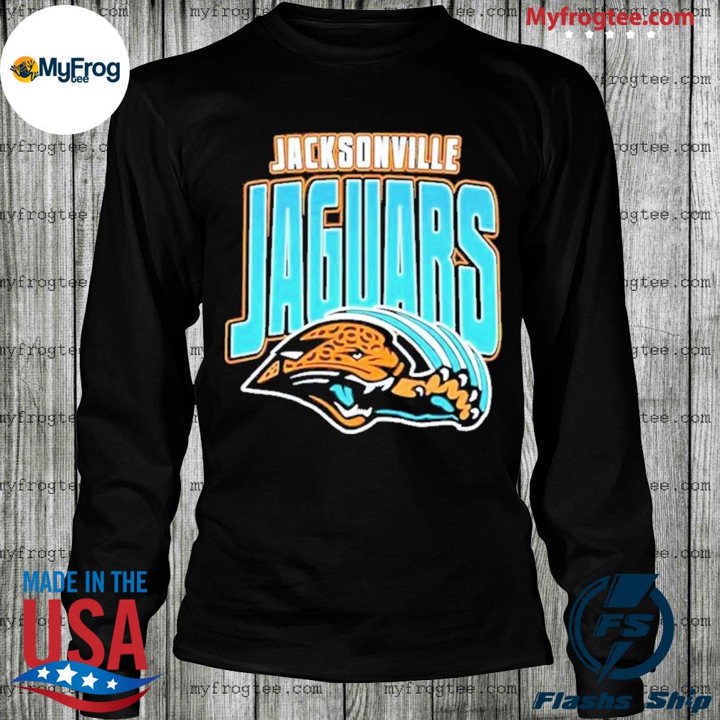 Officially Licensed NFL Refried Apparel Upcycled Long Sleeve - Jaguars