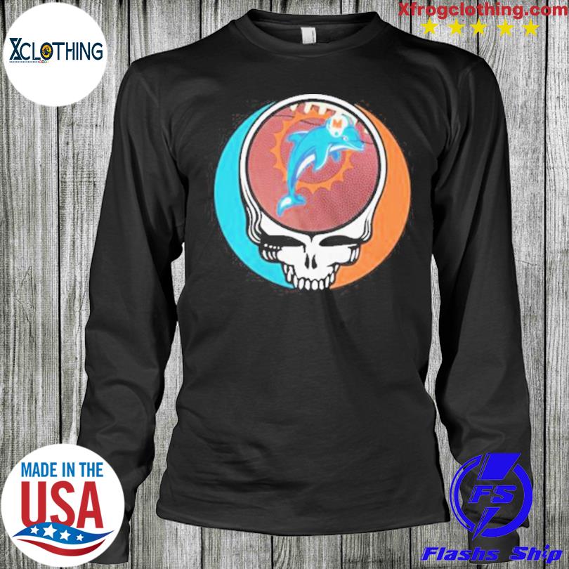 Nfl Miami Dolphins Grateful Dead Logo T- shirt, hoodie, sweater and long  sleeve