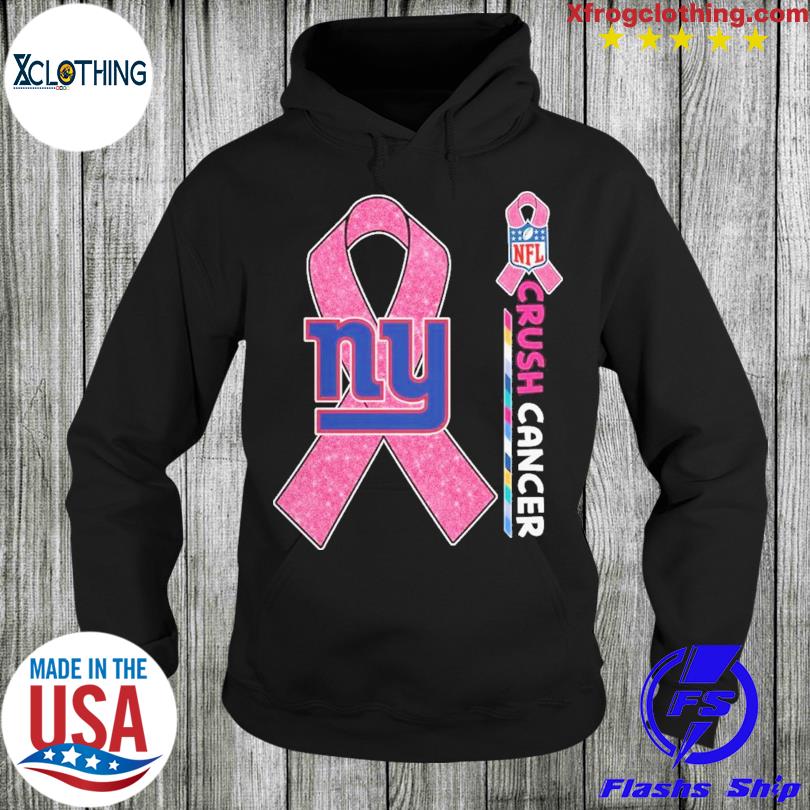 New York Giants NFL Crush Cancer shirt, hoodie, sweater, long sleeve and  tank top