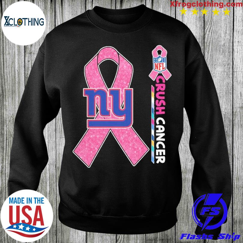 New York Giants NFL Crush Cancer Logo shirt, hoodie, longsleeve, sweater