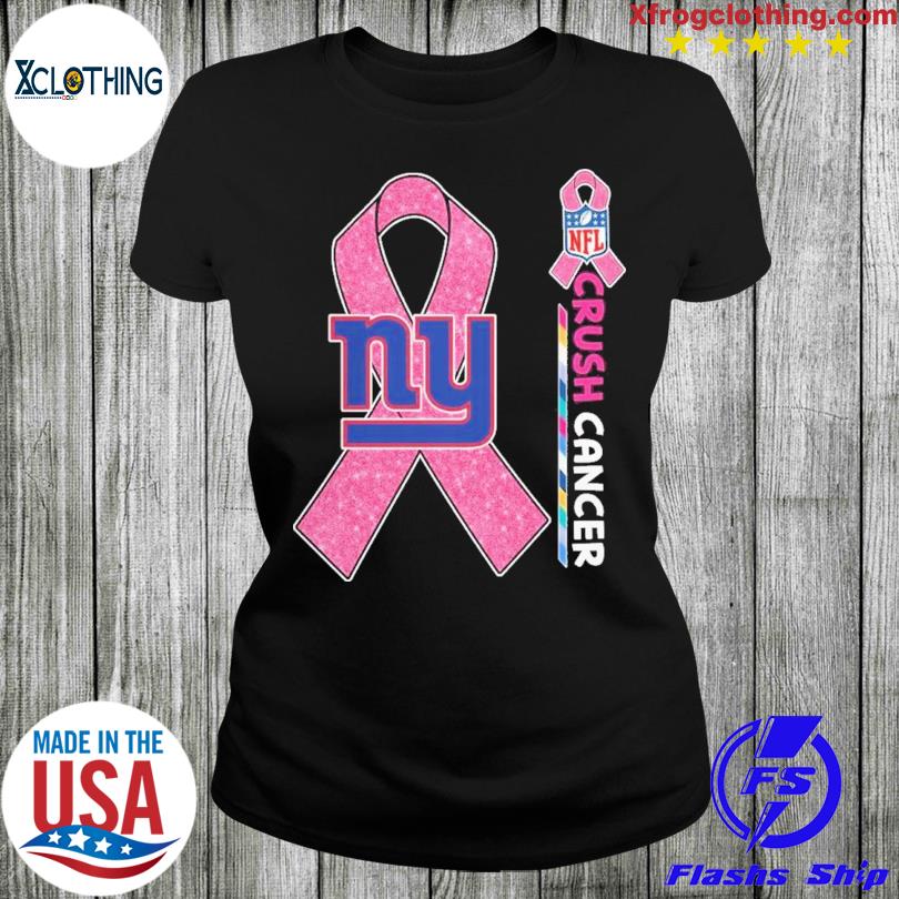 New York Giants NFL Crush Cancer shirt, hoodie, sweater, long sleeve and  tank top