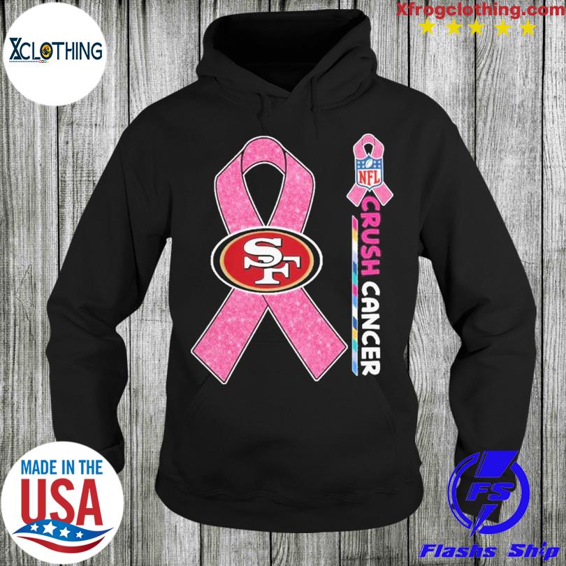 San Francisco 49ers Nfl Crush Cancer T-shirt,Sweater, Hoodie, And Long  Sleeved, Ladies, Tank Top