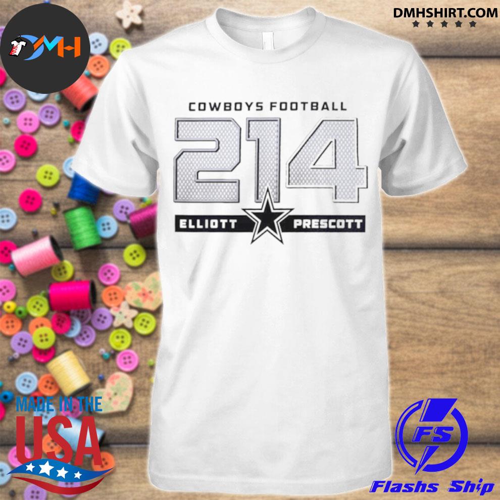 Nice dallas Cowboys Ezekiel Elliott & Dak Prescott 214 shirt - Kingteeshop