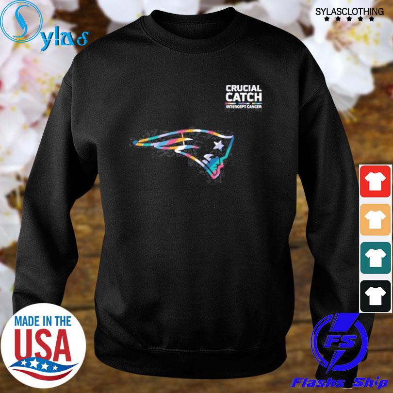 patriots intercept cancer hoodie