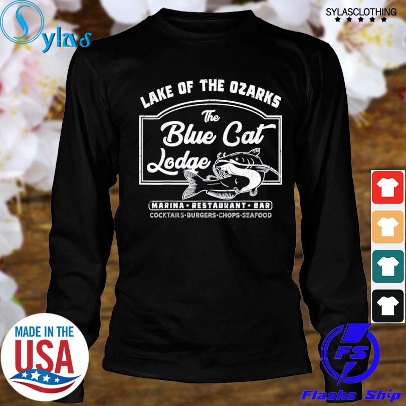  Vintage The Blue Cat Lodge Lake Of The Ozarks T-Shirt