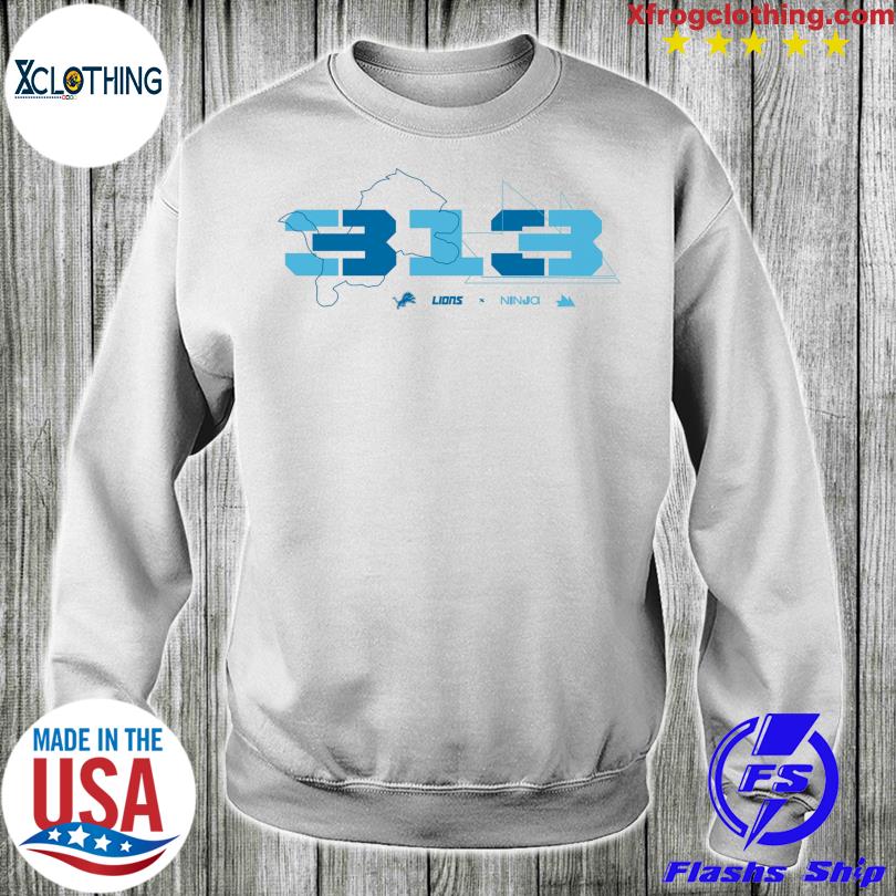 Nike Detroit Lions 313 shirt, hoodie, sweater, long sleeve and