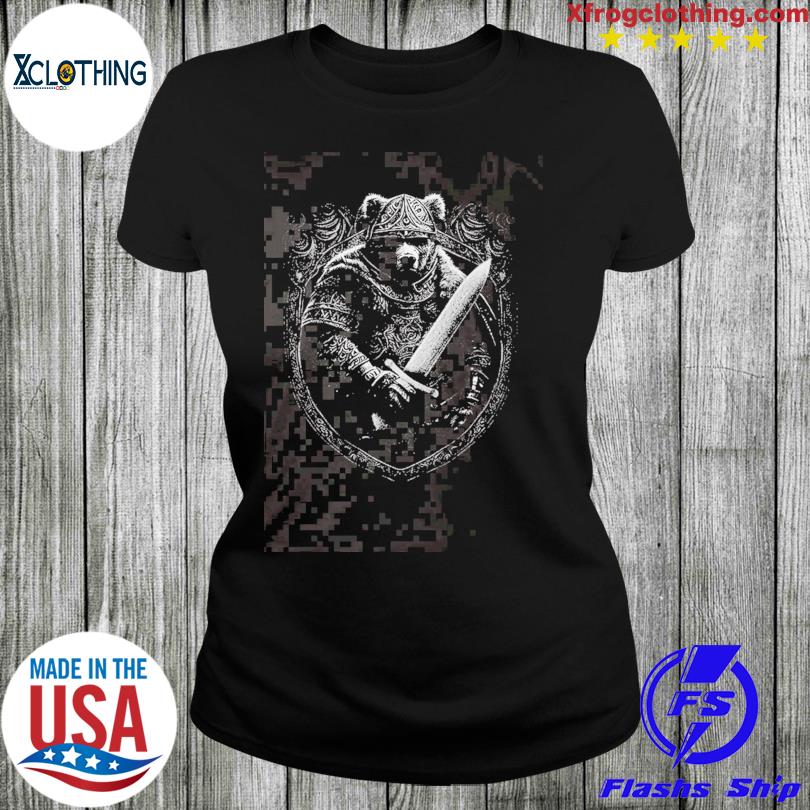 Norse Bear Shirt Bear Shirt Norse Norse Warrior Bear Shirt Berserk Bear  Warrior Odin's Runes Norse Compass Valhalla Vikings Shirt - Trendingnowe