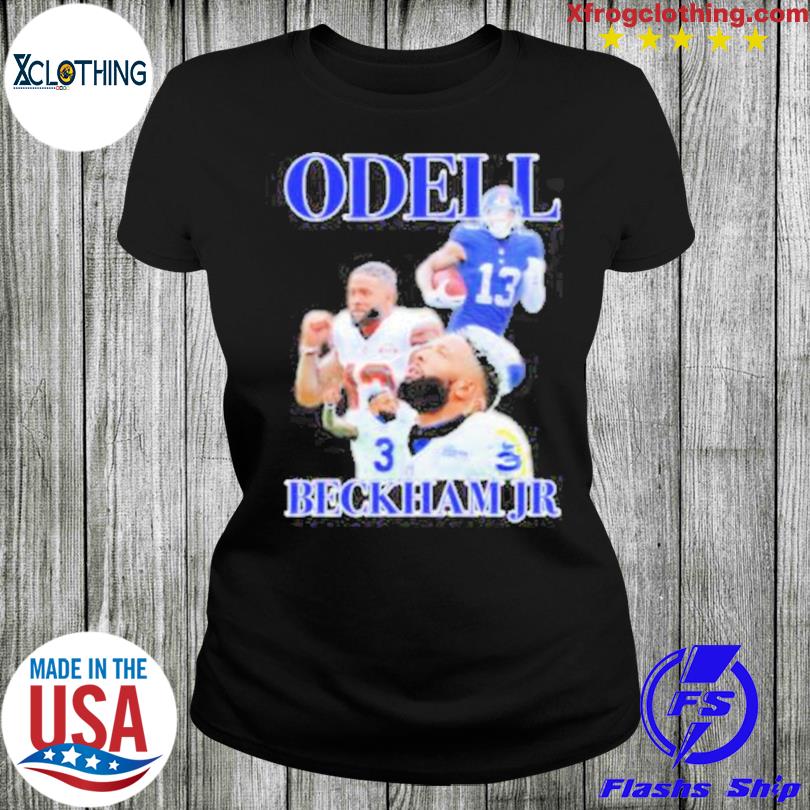 Odell Beckham Jr T-shirt PNG Bootleg T-shirt PNG New