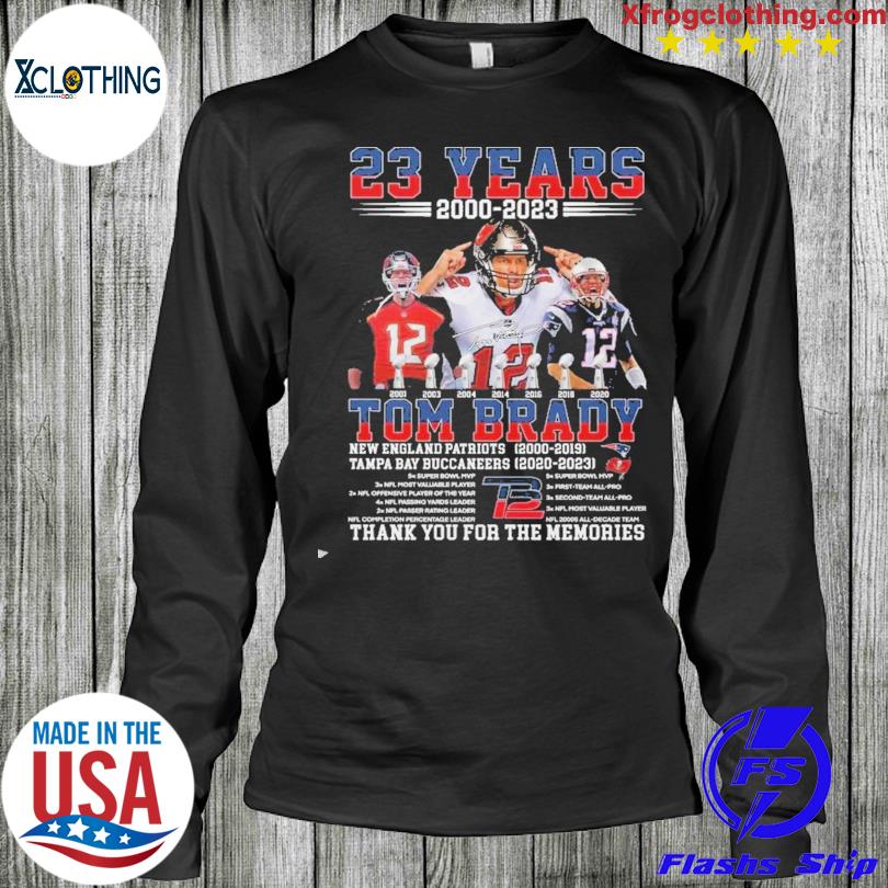 Official 23 Year 2000 2023 Tom Brady New England Patriots shirt