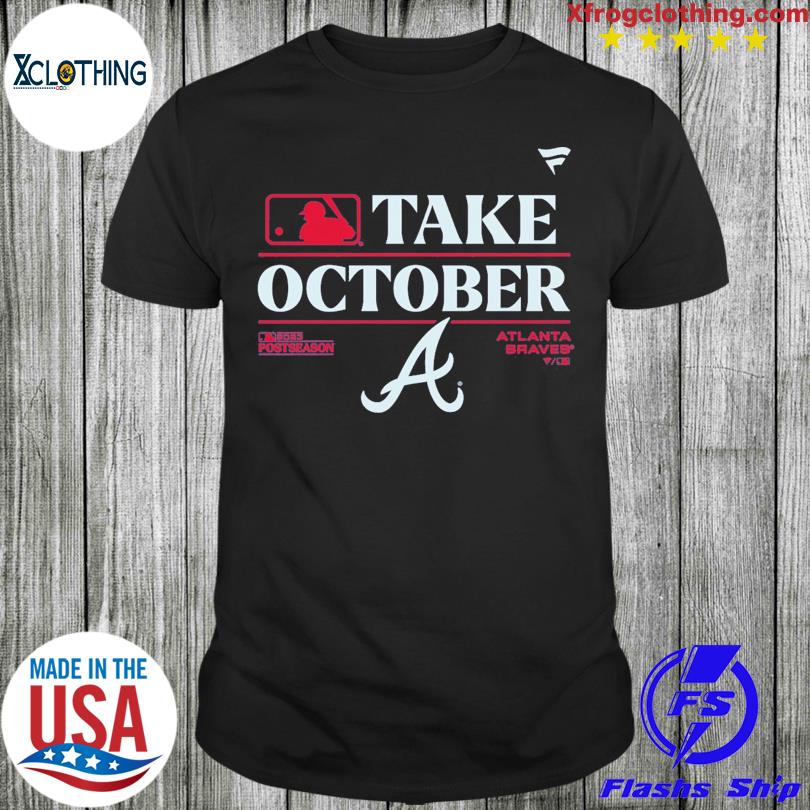 Official atlanta Braves 2023 Postseason Locker Room T-Shirt