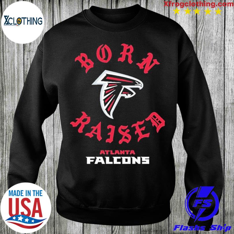 Official atlanta Falcons Born X Raised Unisex T Shirt - Limotees