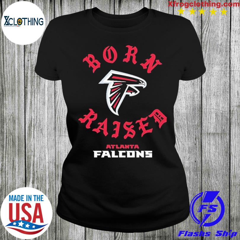 Official atlanta Falcons Born X Raised Unisex T Shirt - Limotees