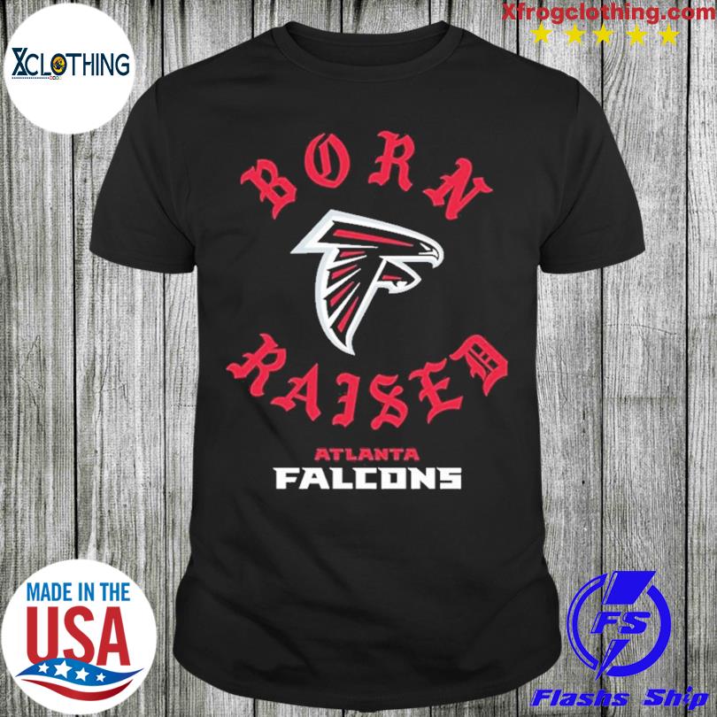 Unisex Atlanta Falcons Born x Raised Black Pullover Hoodie