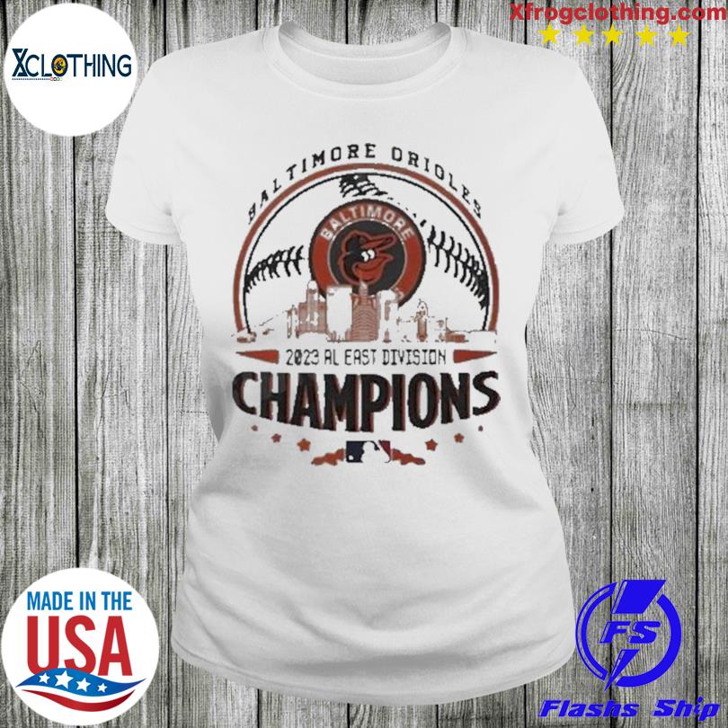 Baltimore Orioles 2023 AL East Division Champions Skyline Shirt