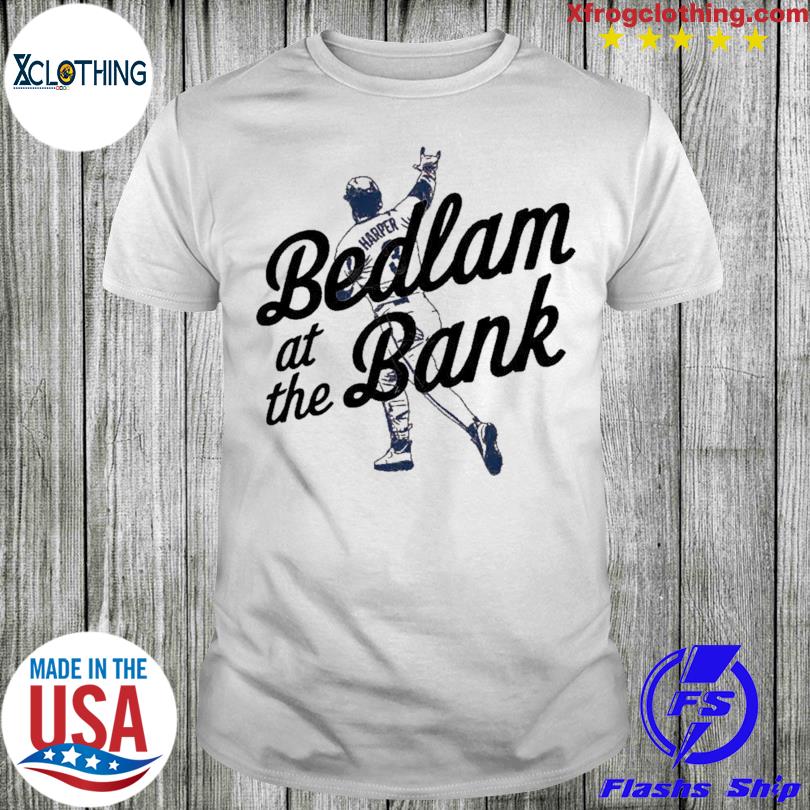 Bryce Harper Bedlam at the bank 2023 shirt, hoodie, sweater, long