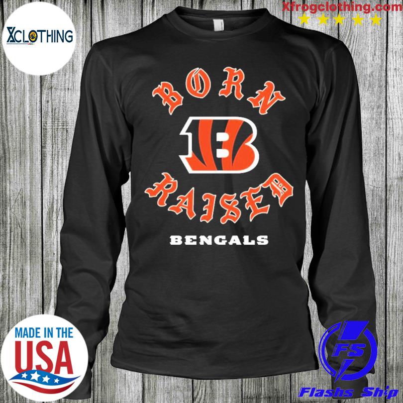 Official Cincinnati Bengals Born X Raised Unisex T-shirt, hoodie