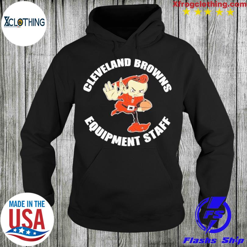 cleveland browns equipment staff hoodie