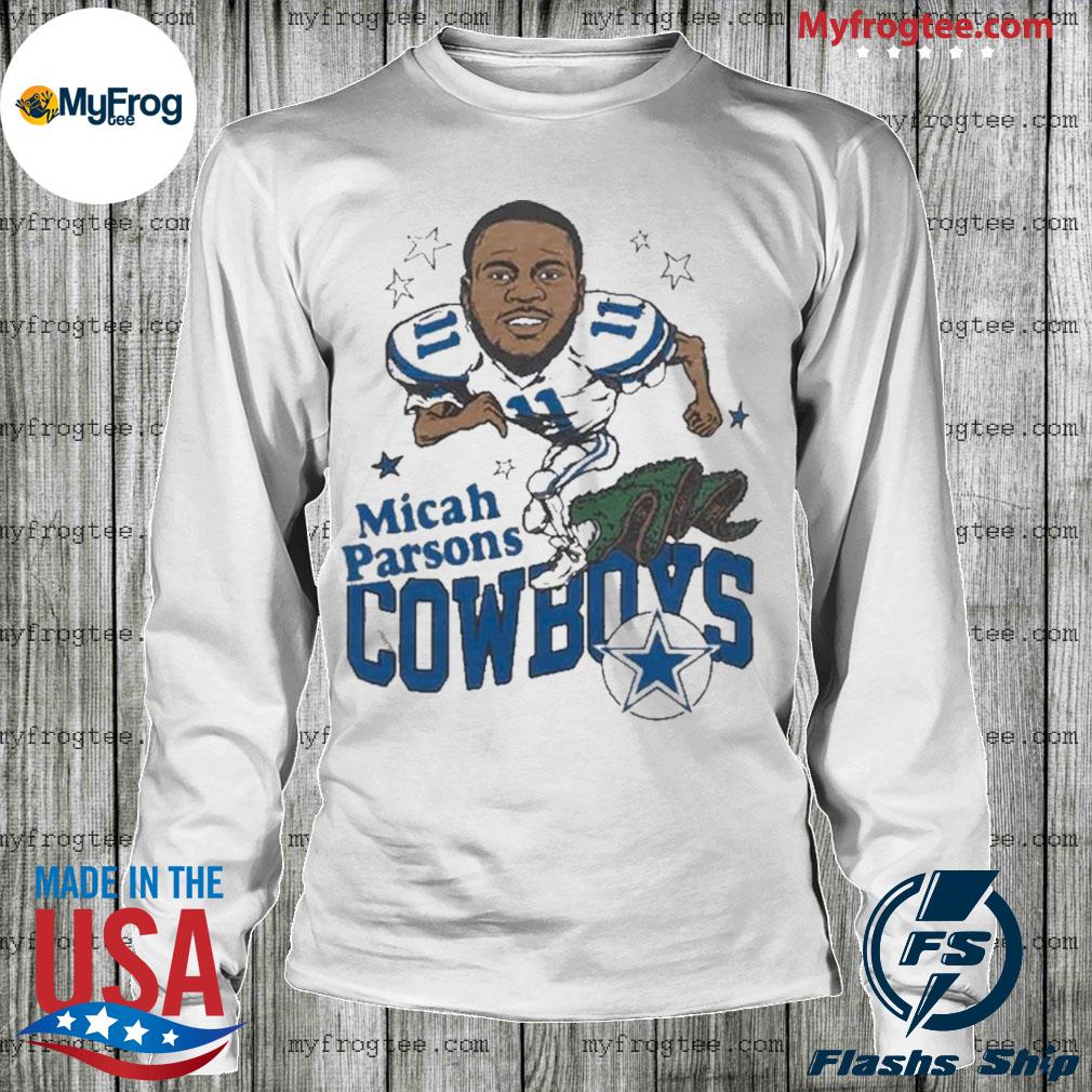 Lids Micah Parsons Dallas Cowboys Women's Plus Notch Neck T-Shirt - White