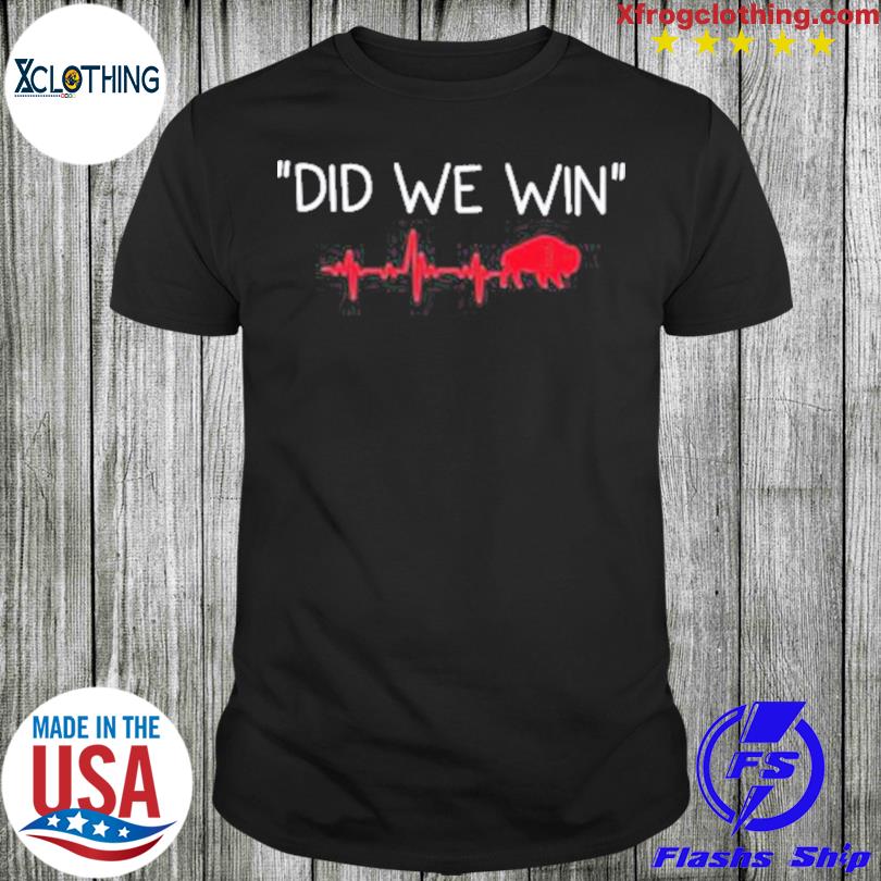 Damar Hamlin 3 Did We Win Shirt - High-Quality Printed Brand