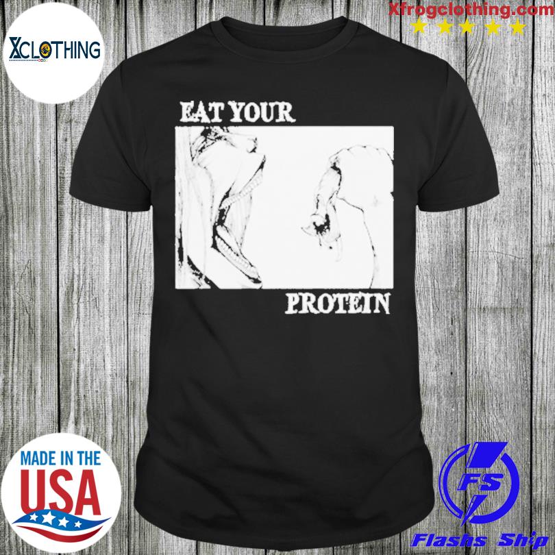 Official eat your protein attack on titan anime gym shirt
