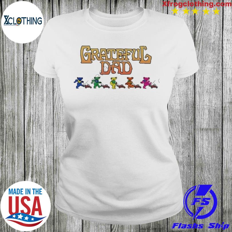 Official grateful dad mowing bears shirt, hoodie, sweater, long