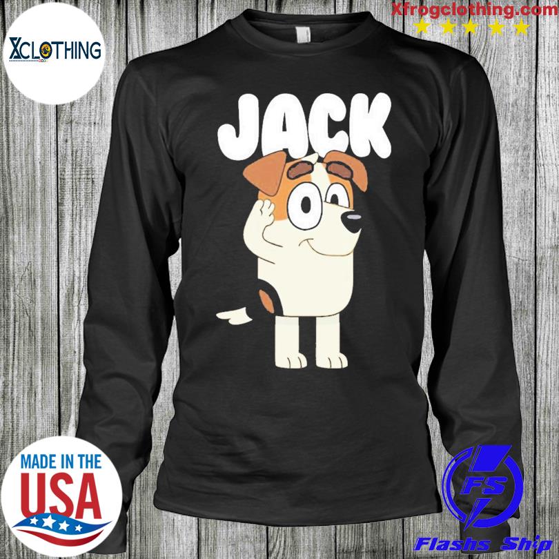 Official jack russell bluey dog shirt, hoodie, sweater and sleeve
