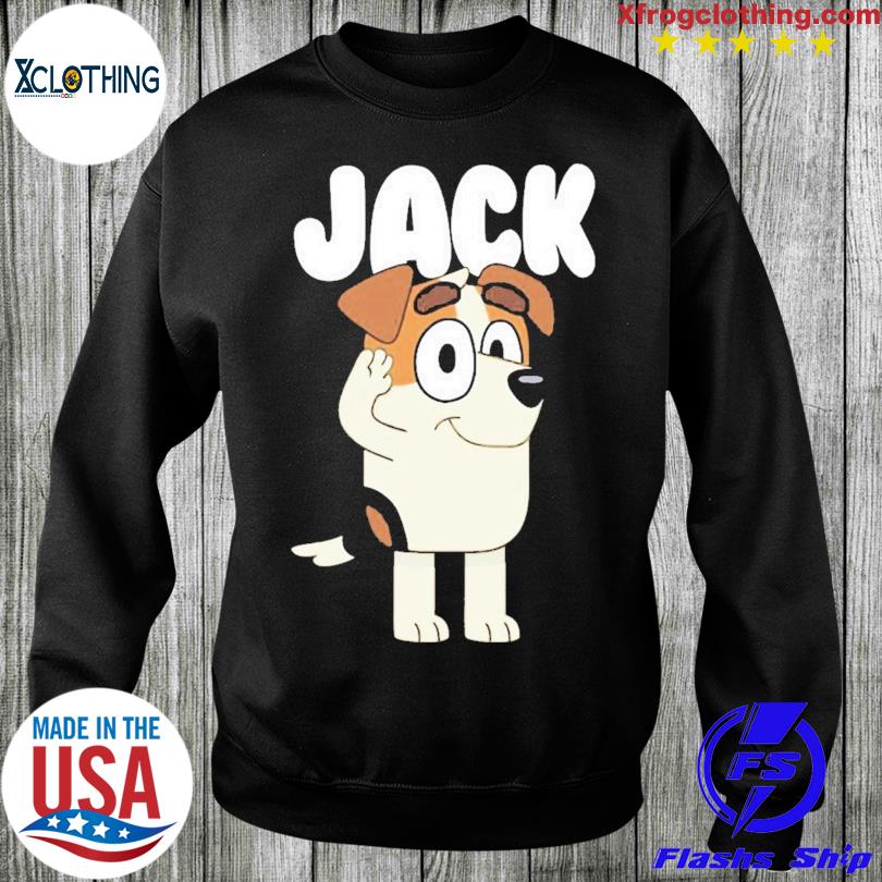Official jack russell bluey dog shirt, hoodie, sweater and sleeve