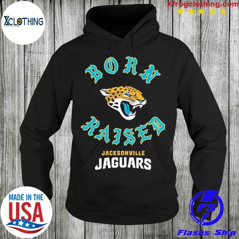 Jacksonville Jaguars Born X Raised Unisex T-shirt - Shibtee Clothing