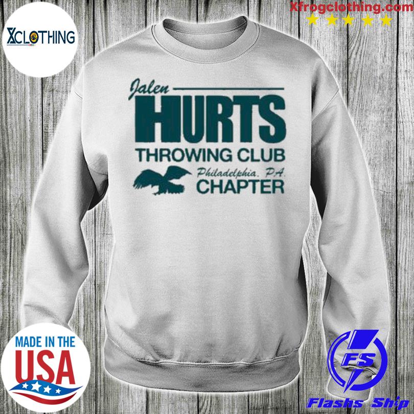 Jalen Hurts Throwing Club Shirt