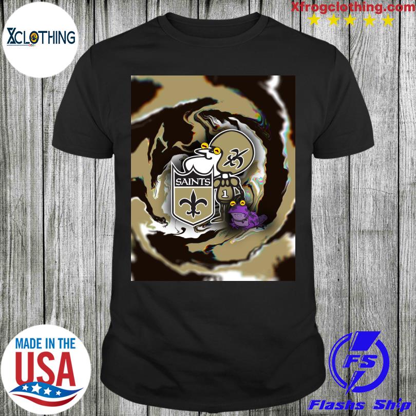 Men's Nike Heather Black New Orleans Saints Team Tri-Blend T-Shirt