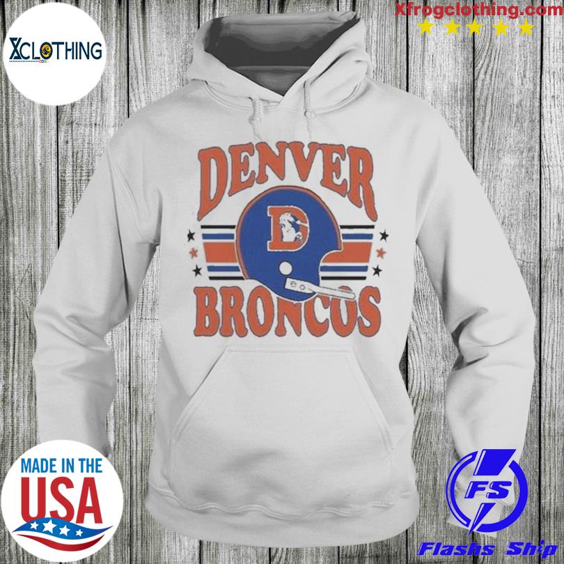 Denver broncos old logo retro tecmo bowl shirt, hoodie, sweater, long  sleeve and tank top