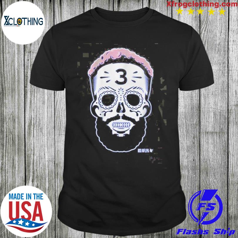 Official Odell Beckham Jr Sugar Skull Pink Edition T-shirt