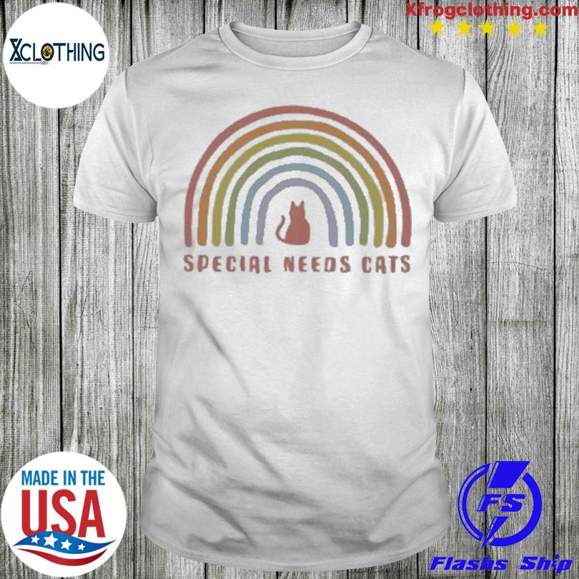 Official Special Needs Cats The Rainbow Rebel Shirt