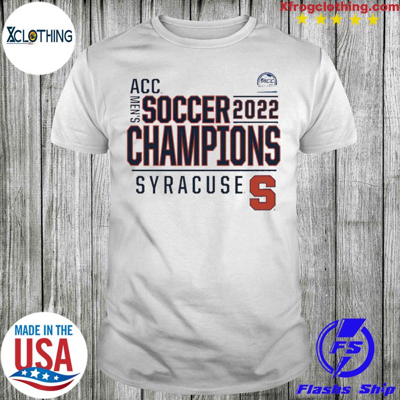 Official Syracuse orange men's soccer 2022 acc champions shirt