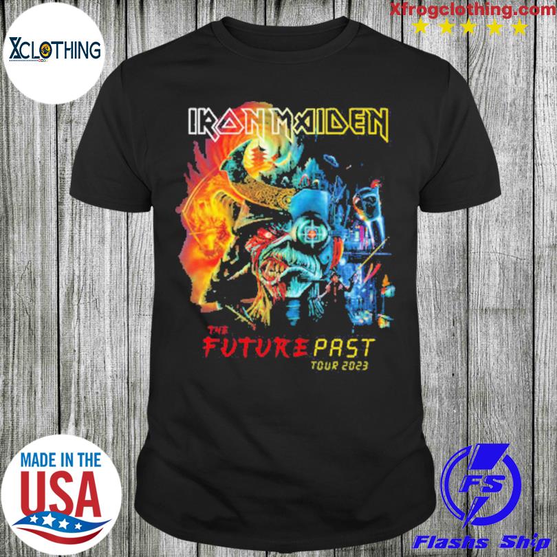 Official the future past tour 2023 iron maiden shirt