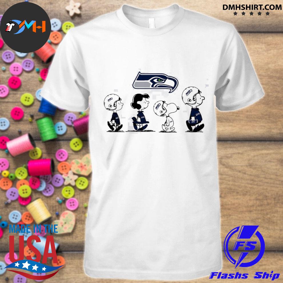 Seattle Seahawks Makes Me Drink Snoopy And Woodstock T-Shirt - T-shirts Low  Price