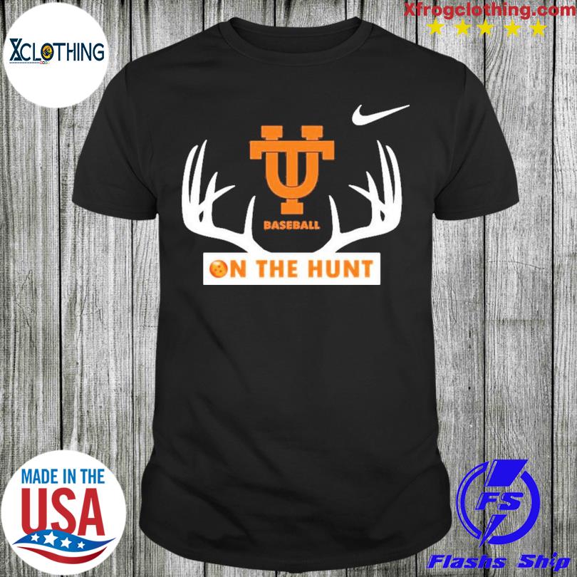 Official university of Tennessee baseball on the hunt 2023 t-shirt