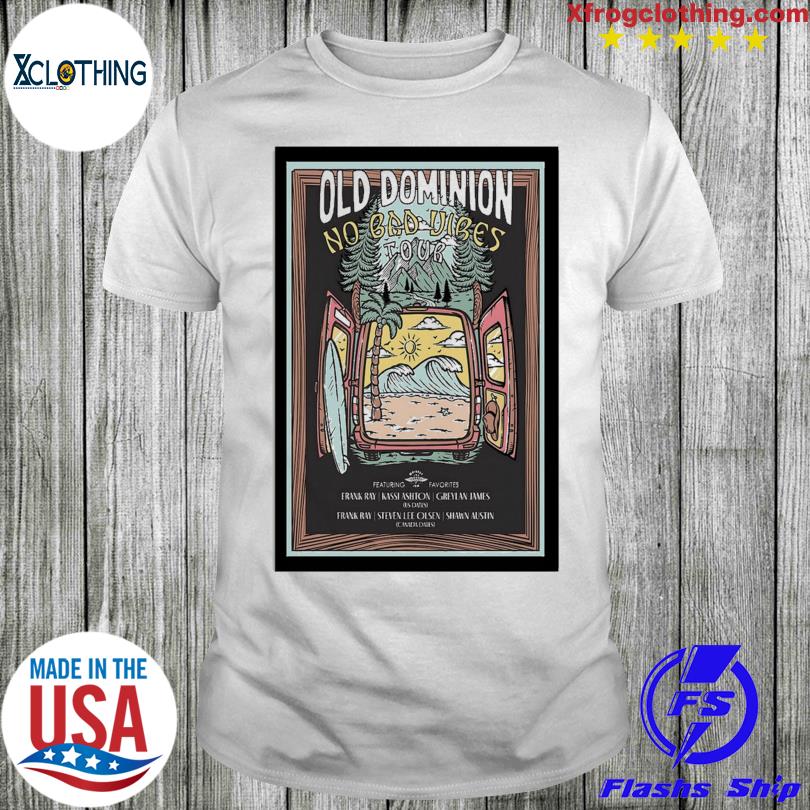 Old Dominion Na Bad Vibes Tour 2023 Poster Shirt