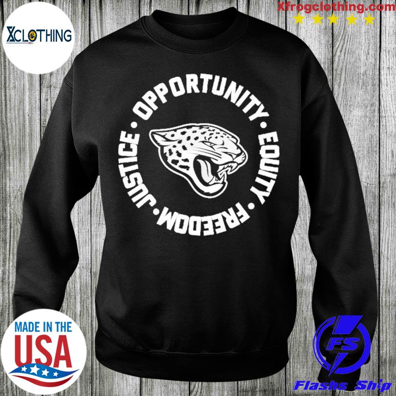 Opportunity Equity Freedom Justice Jacksonville Football Shirt - Limotees