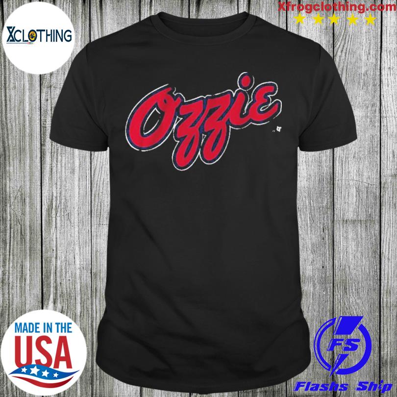 Ozzie Albies Atlanta Text T-shirt