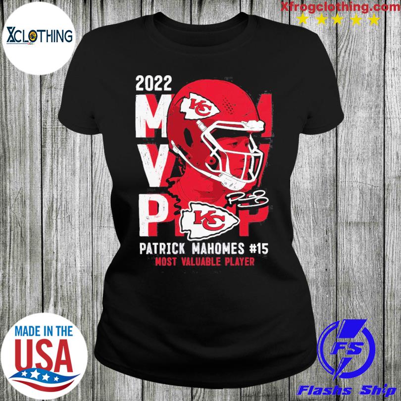 LONG SLEEVE RED Chiefs Patrick Mahomes Pic MVP T-shirt