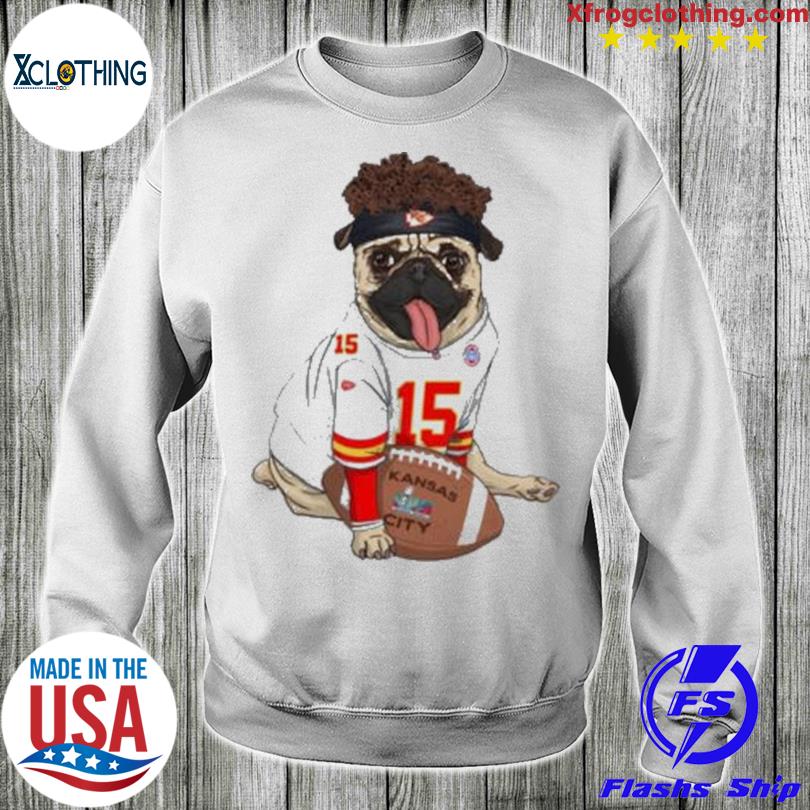 Pretty Patrick Mahomes Pug Mahomes Kansas City Chiefs Gift T Shirt cut by  Janet Mcdonell