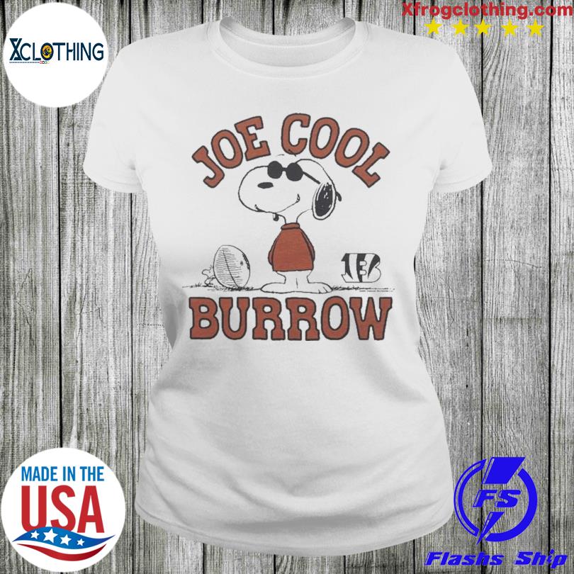 Official peanuts X Bengals Joe Cool Burrow Shirt, hoodie, sweater