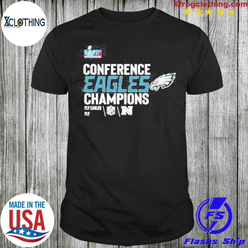 Official philadelphia eagles conference eagles champions fly eagles fly NFL  2023 T-shirt, hoodie, sweater, long sleeve and tank top