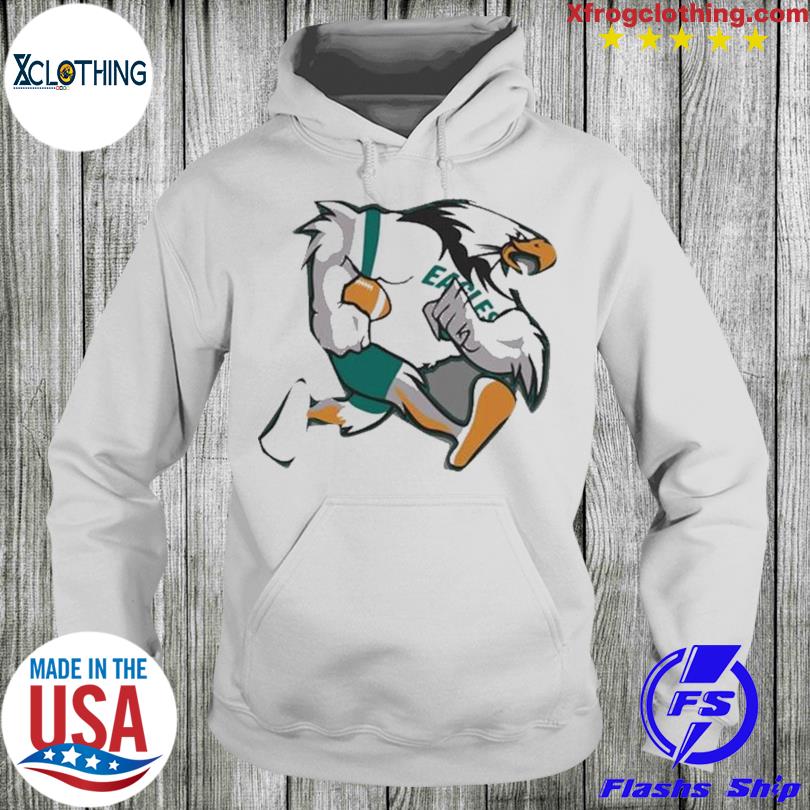 CustomCat Philadelphia Eagles Vintage 1980's NFL Hoodie White / 3XL