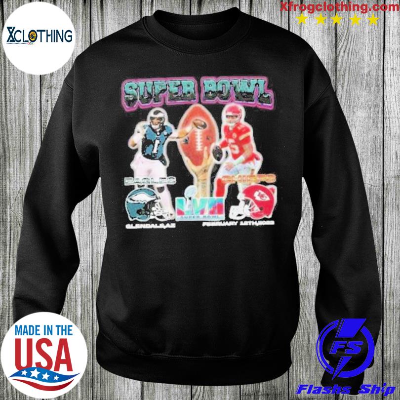 Super Bowl 57 Philadelphia Eagles Vs Kansas City Sweatshirt - Bugaloo  Boutique