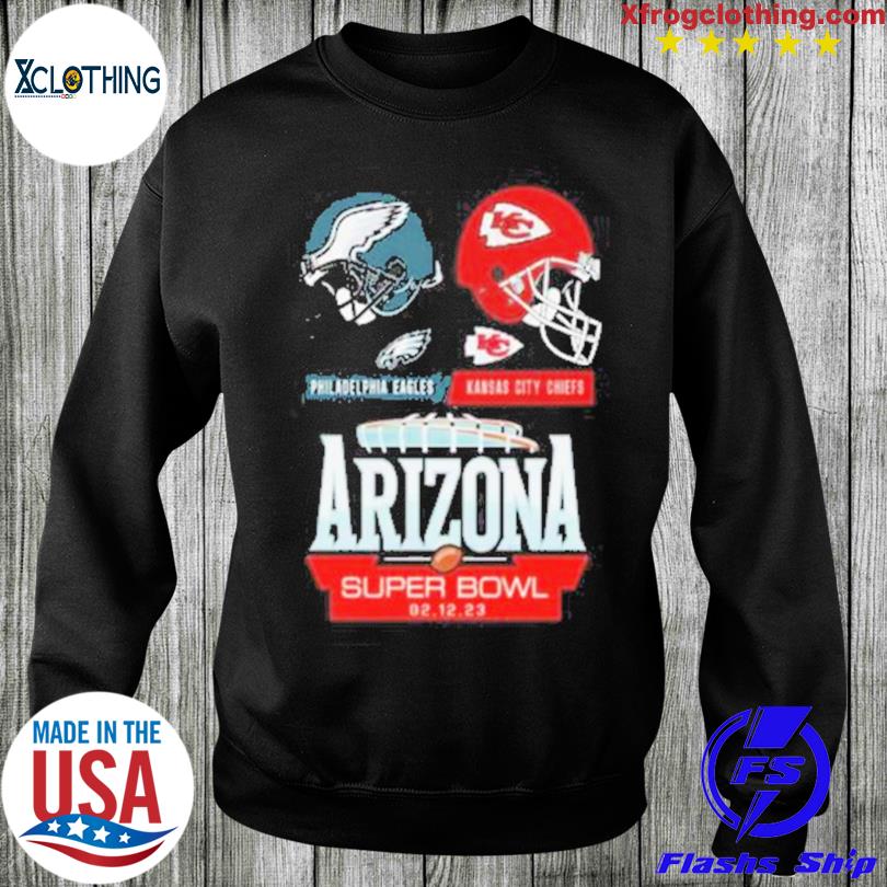 Super Bowl 57 Philadelphia Eagles Vs Kansas City Sweatshirt - Bugaloo  Boutique