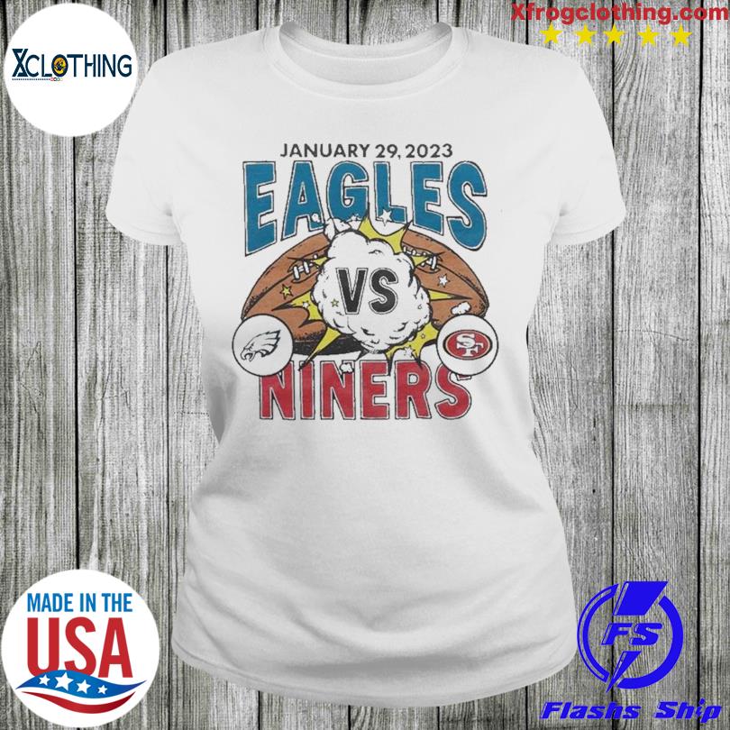 Philadelphia eagles vs san francisco 49ers january 29 2023 shirt, hoodie,  sweater and long sleeve